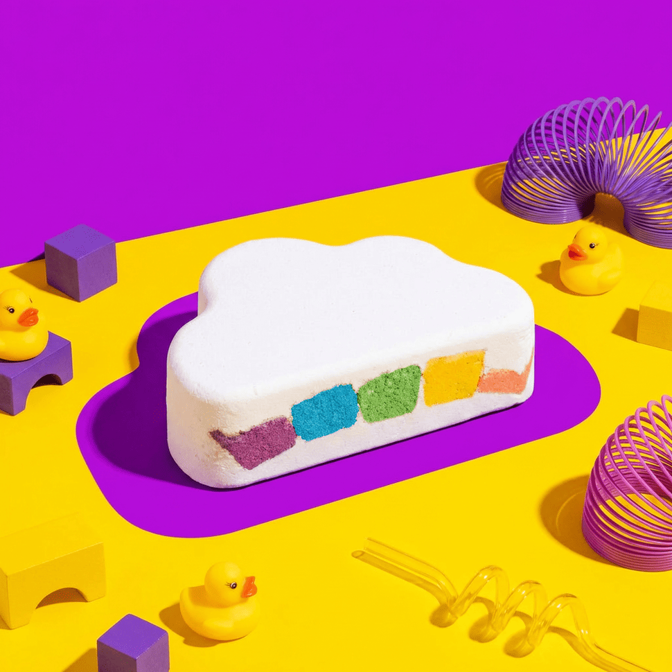 Rainbow Cloud Bath Fizzer 140g